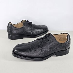 Men’s 11 EEE Extra Wide Studio Belvedere Bay Bridge Black Leather Dress Shoes